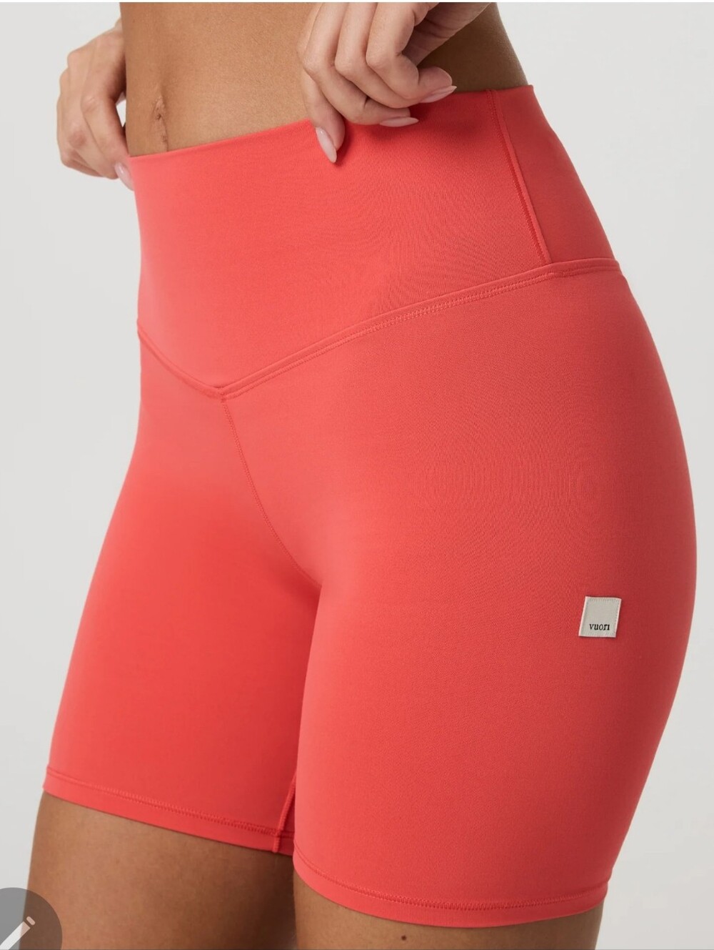 Vuori All the Form Shorts 6” in Coral large